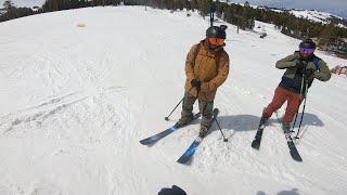 Full Send Fast Laps on a Spring Day  Kirkwood April 2024 [upl. by Eelsha]