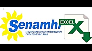 Como descargar DATOS METEOROLÓGICOS de SENAMHI a excel 2020  TUTORIAL [upl. by Agbogla]