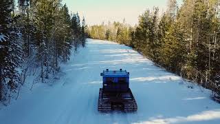 Thiokol Spryte 1200 1st run at Snolager [upl. by Arrac]