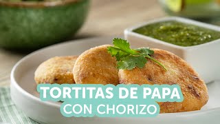 Tortitas de Papa con Chorizo  Kiwilimón [upl. by Auhsuoj]