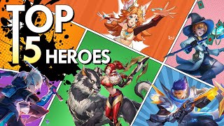 Top 15 Best Heroes To Solo Rank Up Season 30  Mobile Legends [upl. by Ayaros]