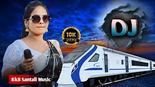 Vande Bharat Express Gadi🔹Pratima Tudu Program Dhamaka 2024🔹Traditional Dong Mix🔹Dj Rk Bhai Birbhum [upl. by Stoops]