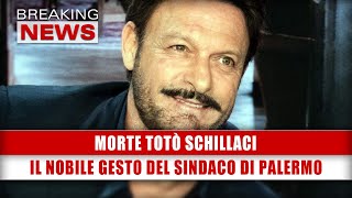 Morte Totò Schillaci Il Nobile Gesto Del Sindaco di Palermo [upl. by Layod]