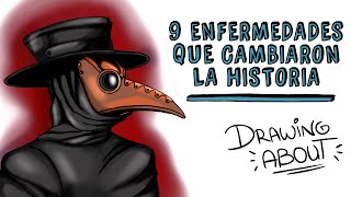 9 ATERRADORAS ENFERMEDADES QUE CAMBIARON LA HISTORIA  Draw My Life [upl. by Rennie]