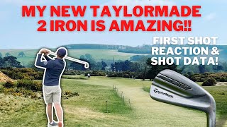 MY TAYLORMADE P790 UDI 2 IRON HAS ARRIVED DRIVING IRON TEST [upl. by Enetsirk931]