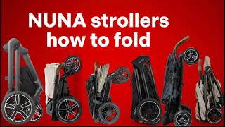 Nuna Strollers How to Fold [upl. by Eerhs]