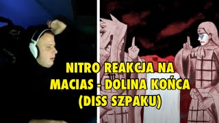 NITRO REAKCJA NA MACIAS  DOLINA KOŃCA DISS SZPAKU [upl. by Odelet581]