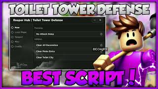 🛡️Toilet Tower Defense Script Spawn Units Infinite Golds and Gems amp More PCMobile Executor [upl. by Ynned]