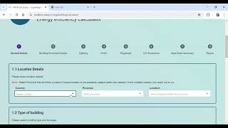 Building Energy Efficiency Calculator tutorial [upl. by Joed]