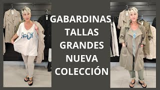 GabardinasTrench de Tallas Grandes  Nueva Colección [upl. by Cressi]