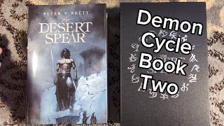 Unboxing The Desert Spear by Peter V Brett  Demon Cycle Book 2  Grim Oak Press Numbered Edition [upl. by Atiseret]