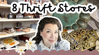 Thrift With Me  8 THRIFT STORES IN OMAHA  Thrifting VLOG [upl. by Wehttam]