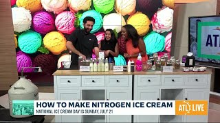 Learn How To Make Nitrogen Ice Cream [upl. by Layol39]