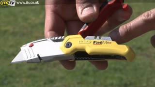 Stanley FatMax Retractable Folding Knife  ITS TV [upl. by Garlanda]