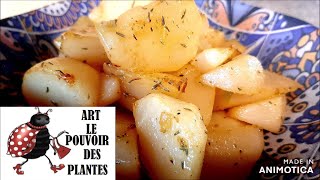 Cuisine Recette facile et rapide Navets au thym et au miel navets du jardin [upl. by Pomona]