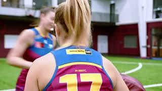 Hastings Deering X Brisbane Lions AFLW  Weve got your back [upl. by Akcirre]