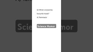 Lysosome Humor shorts biochemistry biology cellbiology [upl. by Hebert930]