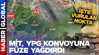 SİHAlar Suriyeye Girdi MİT YPG Konvoyunu Havaya Uçurdu 12 Tır 2 Tank İmha Edildi [upl. by Josselyn]