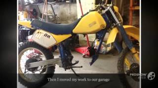 1985 Suzuki dr200 build part 1 [upl. by Attehcram]