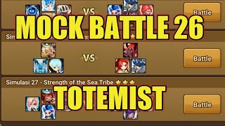 MOCK BATTLE 26 TOTEMIST SUMMONERS WAR [upl. by Nai]