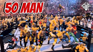 50 MAN BATTLE ROYAL  SWF CREATIONS  wwe wwefigures [upl. by Rosie569]