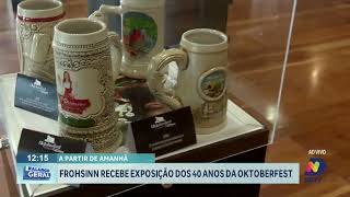 Frohsinn recebe exposição dos 40 anos da Oktoberfest [upl. by Amoritta]