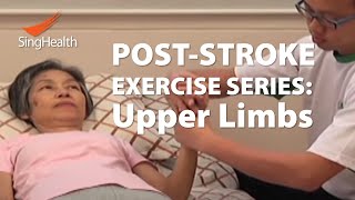 PostStroke Exercises Part 1 Upper Limb [upl. by Ahsrats]