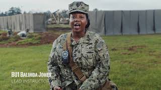 Builder First Class Balinda Jones  Life of a US Navy Seabee [upl. by Areip]