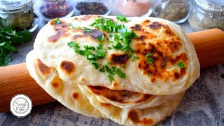 No Yeast Naan Bread [upl. by Esiocnarf]