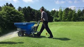 ECO 250 Sand spreading on a golf green [upl. by Adia]