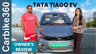 Tata Tiago Ev Review Owner is saving 8000 per Month How [upl. by Now984]