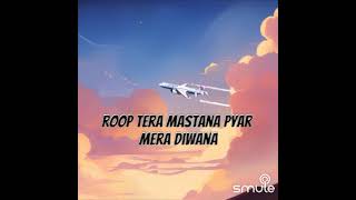 Roop Tera Mastana Unplugged Karaoke With Lyrics [upl. by Akim]