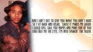 MC Lyte  Shut The Eff Up Hoe Lyrics  Video [upl. by Tiffanie]