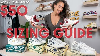 BEFORE YOU BUY THE DEFINITIVE NEW BALANCE 550 SIZING GUIDE and ON FOOT STYLING [upl. by Cherianne]