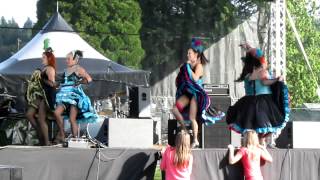 Can Can Dancers  Golden Spike Days Festival Port Moody Canada [upl. by Haididej]