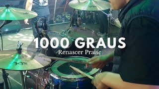 1000 Graus  Renascer Praise  Drum Cover  Henzo Benhozzi amp Banda Agnus  🙏 ❤️ [upl. by Bogusz]