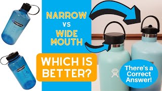 Narrow Mouth vs Wide Mouth Bottles  Which is Better Theres a Correct Answer [upl. by Azila712]