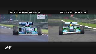 Mick Schumacher Honours Michael With Spa Demo Run [upl. by Sandor]