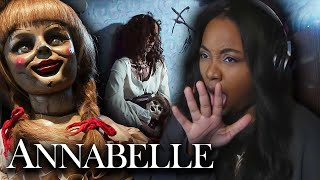 Watching ANNABELLE to feel something  ANNABELLE REACTIONCOMMENTARY [upl. by Aklim]