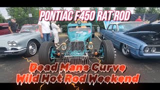 2024 Dead Mans Curve Wild Hot Rod Weekend Pontiac F450 Rat Rod Video 15 [upl. by Erotavlas580]