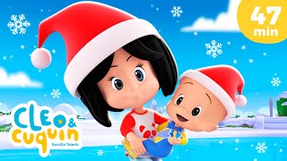 🎄ESPECIAL DE NAVIDAD 🧑‍🎄 con Cleo y Cuquín  Villancicos infantiles para niños [upl. by Nairred]