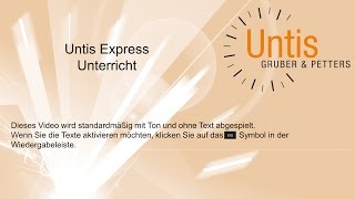 Untis Express  Unterricht [upl. by Nanyt]