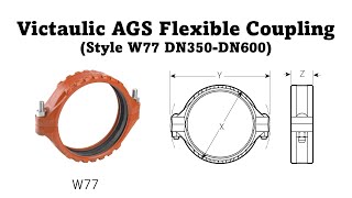 Create Victaulic AGS Flexible Coupling W77 DN350DN600 Revit Family Parametric [upl. by Vince]