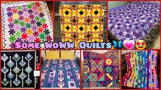 Amazing Quality Quilt🤩 Quilt pattern block😎 bistar ka design anhamkhan diystitching viralvideo [upl. by Gothar]