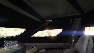 GTA V  Heists  Karin Kuruma Armored shot test Teste de blindagem [upl. by Cohligan]