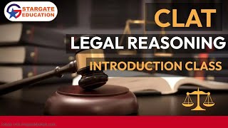 CLAT Legal Reasoning  CLAT 2025 Preparation By Stargate Education [upl. by Nigrom]