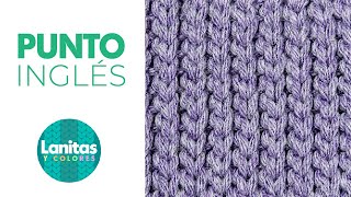 👉 IMITACIÓN 2 AGUJAS EN CROCHET 🧶 Punto Inglés 🧶 Paso a Paso  Lanitas y Colores [upl. by Akimal]