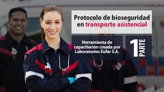 Protocolo de bioseguridad en transporte especial de pacientes en ambulancia TAB 14 [upl. by Arikal368]