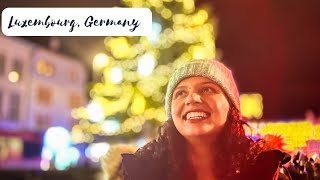 Luxembourg Christmas Market 2023  Walking tour [upl. by Quintessa276]