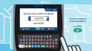 Stationnement  comment prendre un ticket à lhorodateur [upl. by Auqeenwahs462]